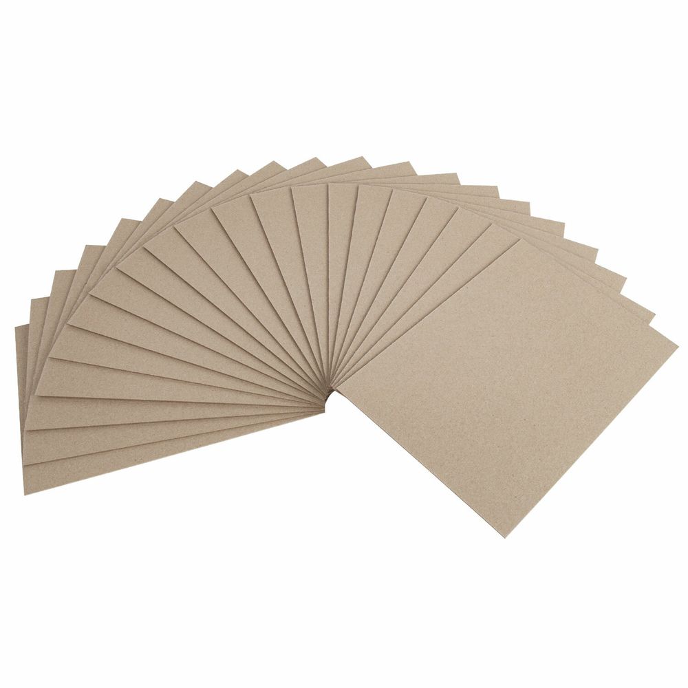 Картон переплетный, толщина 1,5 мм, А4 (210х297 мм), КОМПЛЕКТ 20 шт., BRAUBERG ART