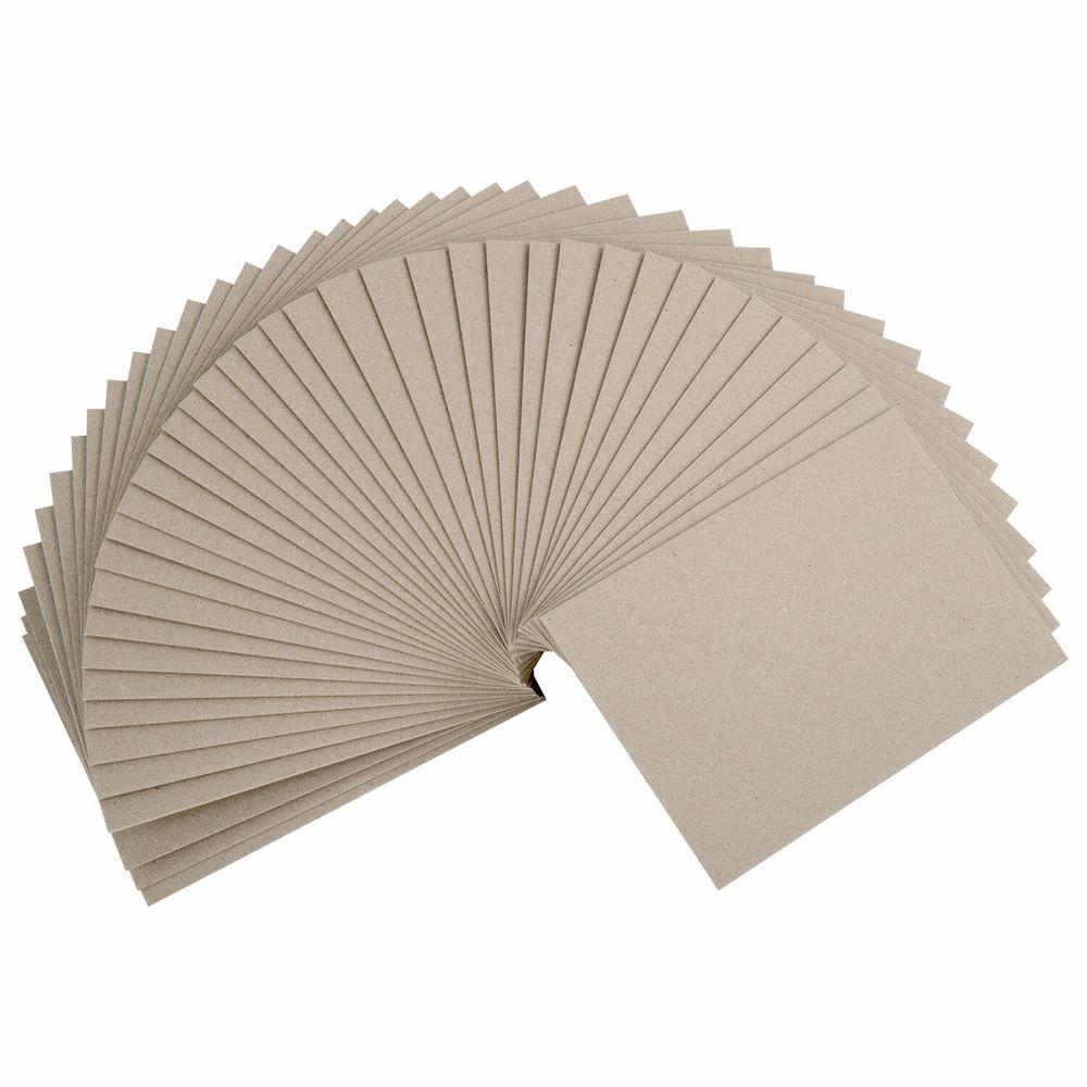 Картон переплетный, толщина 1,5 мм, А5 (148х210 мм), КОМПЛЕКТ 40 шт., BRAUBERG ART