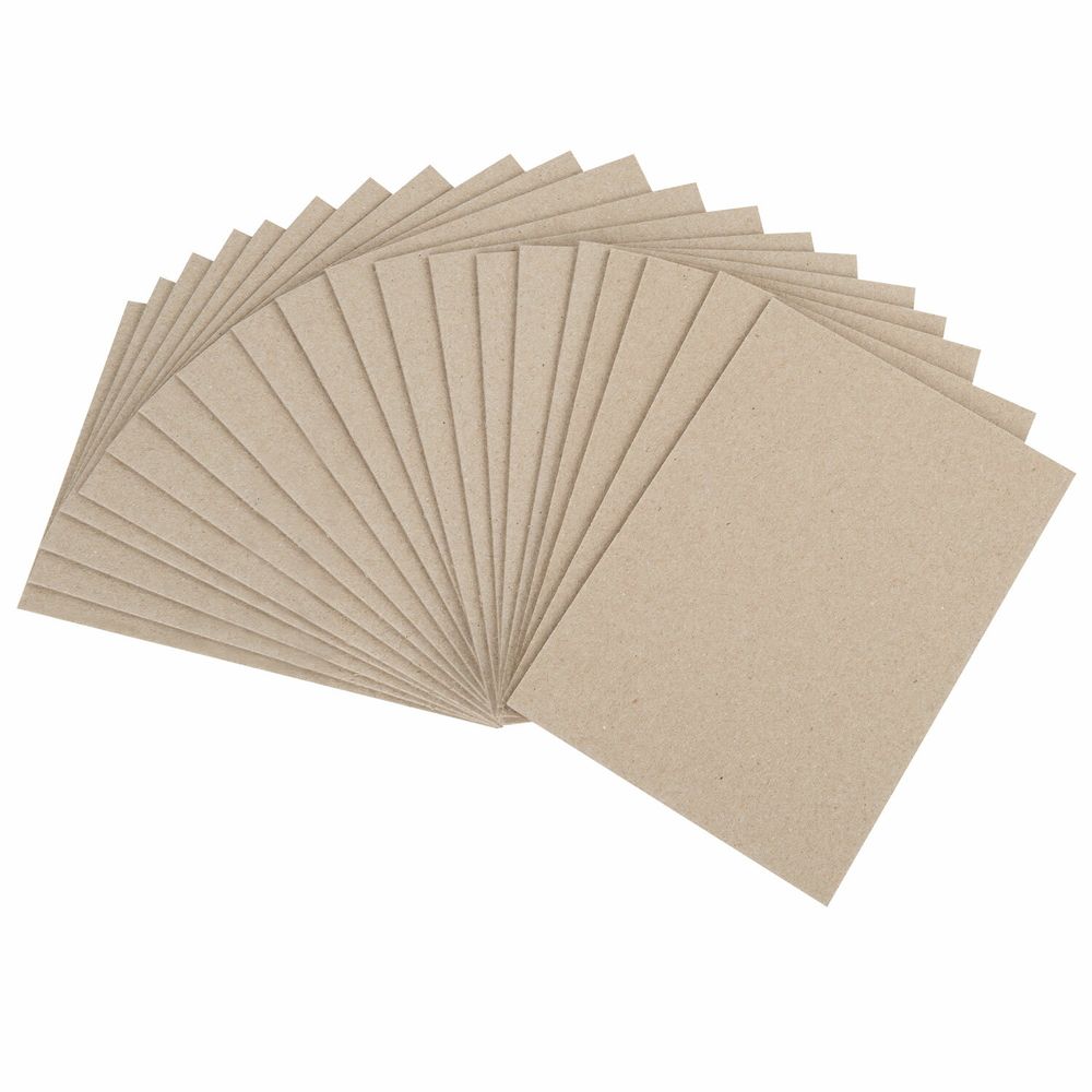 Картон переплетный, толщина 1,5 мм, А6 (105х148 мм), КОМПЛЕКТ 20 шт., BRAUBERG ART