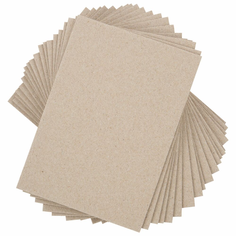 Картон переплетный, толщина 1,5 мм, А6 (105х148 мм), КОМПЛЕКТ 20 шт., BRAUBERG ART