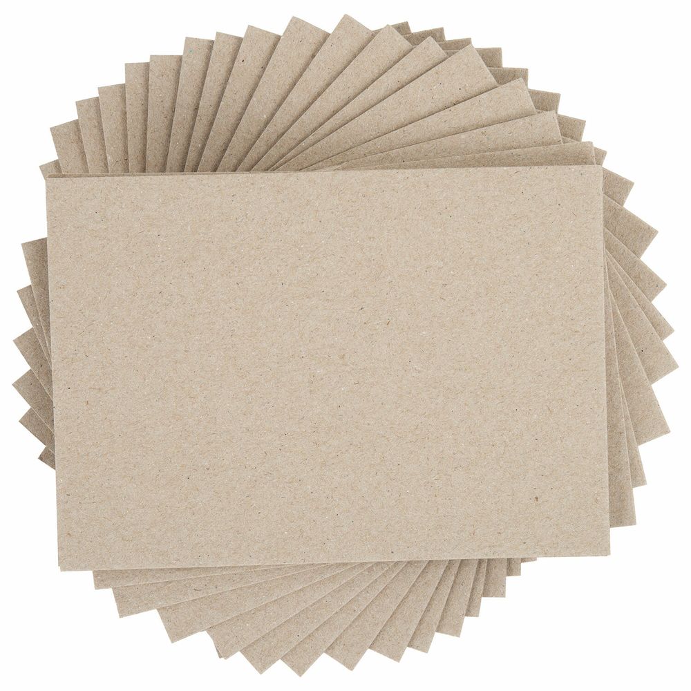 Картон переплетный, толщина 1,5 мм, А6 (105х148 мм), КОМПЛЕКТ 20 шт., BRAUBERG ART