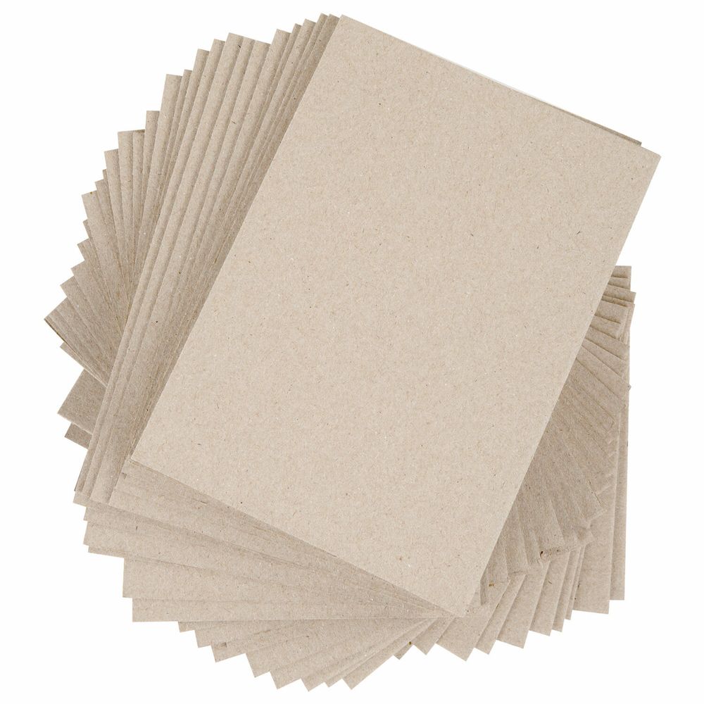 Картон переплетный, толщина 1,5 мм, А6 (105х148 мм), КОМПЛЕКТ 40 шт., BRAUBERG ART