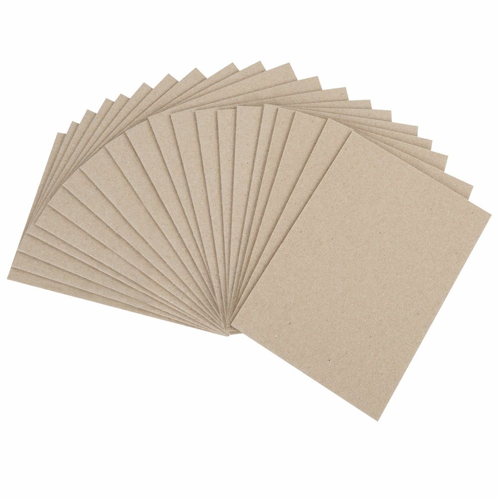 Картон переплетный, толщина 2,5 мм, А5 (148х210 мм), КОМПЛЕКТ 20 шт., BRAUBERG ART