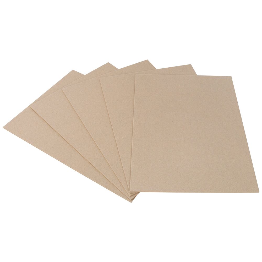 Картон переплетный, толщина 3 мм, А3 (297х420 мм), КОМПЛЕКТ 5 шт., BRAUBERG ART