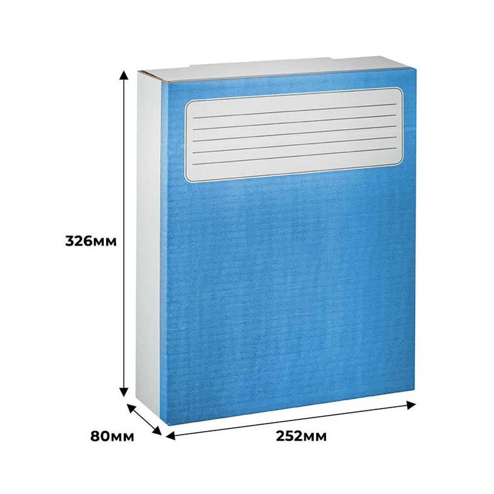 Короб архивный ATTACHE 75мм, синий