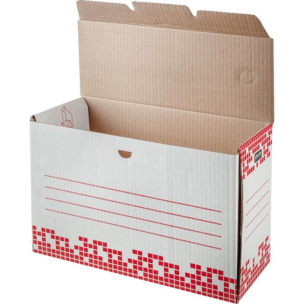 Короб арх. ATTACHE Selection 150мм, 345х150х245, белый с красным