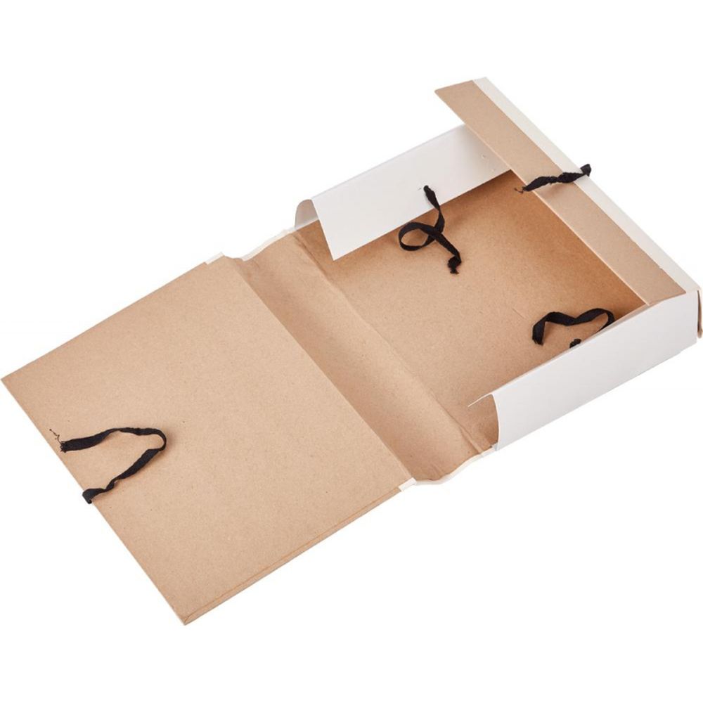 Папка архивная крафт/коленкор ATTACHE 8см 4 зав.