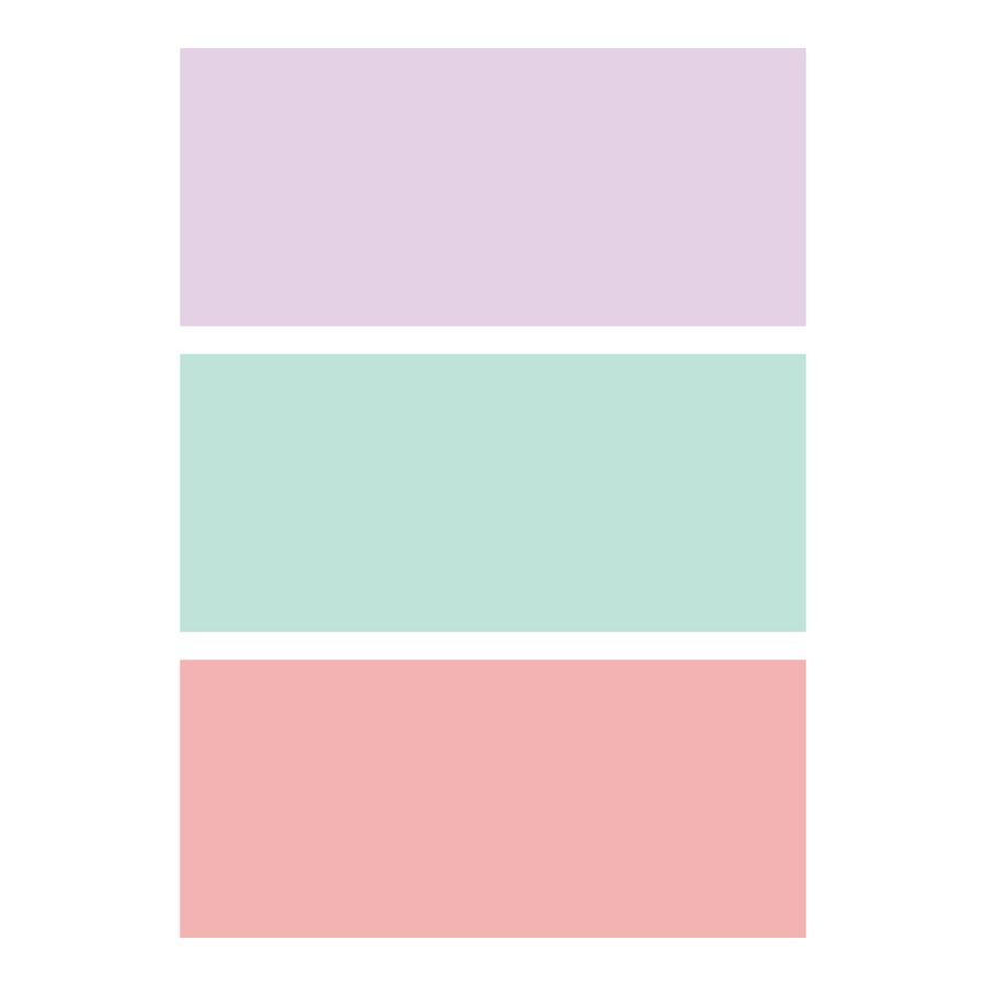 Клейкие закладки пластиковые  ErichKrause Floral Soul, 45x20 мм, 60 листов, 3 цвета, z-сложение