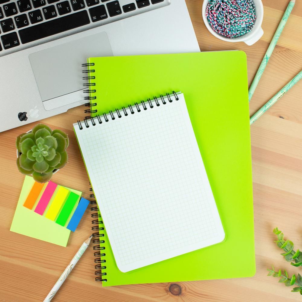 Клейкие закладки пластиковые 5цв.по 20л. 12ммх45 Attache