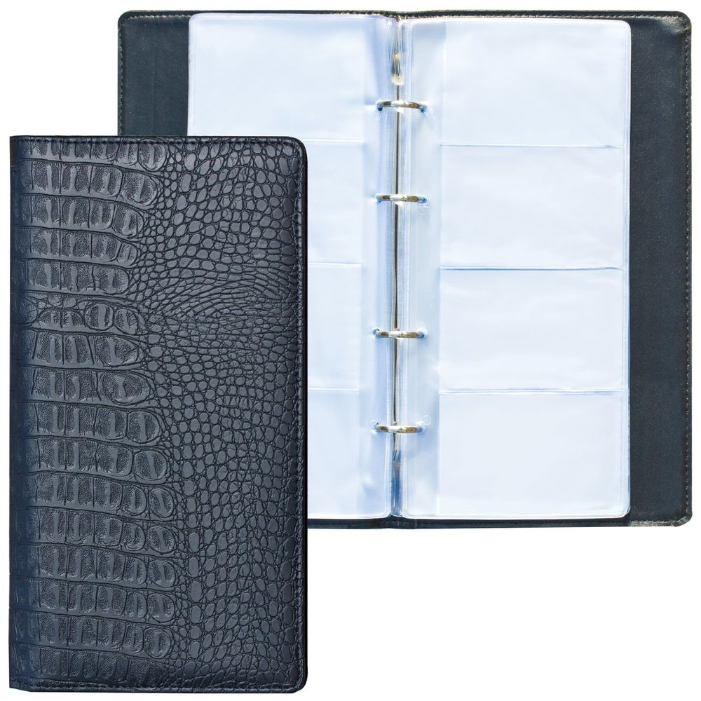 Визитница на кольцах BRAUBERG