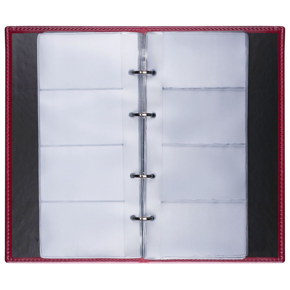 Визитница на кольцах BRAUBERG