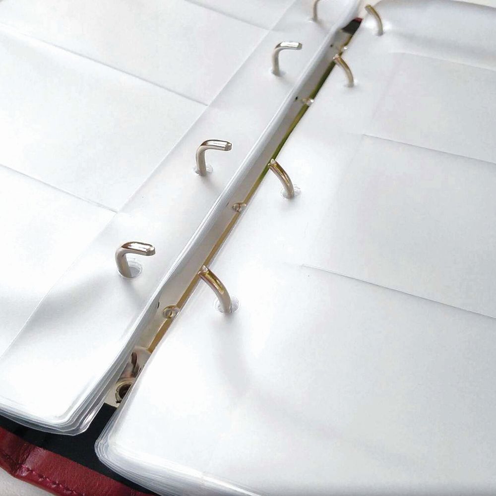 Визитница на кольцах BRAUBERG