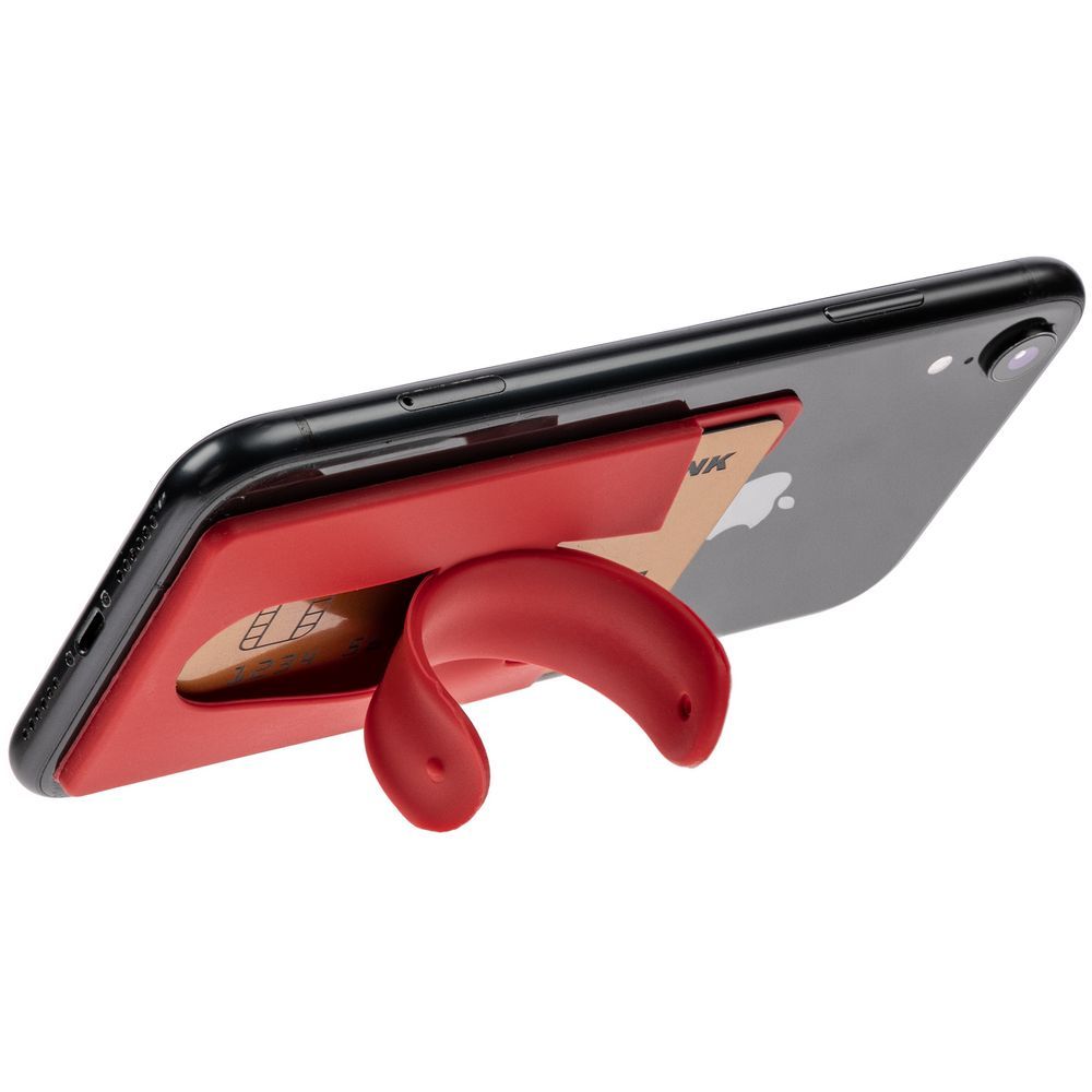 Чехол для карты на телефон Carver красный