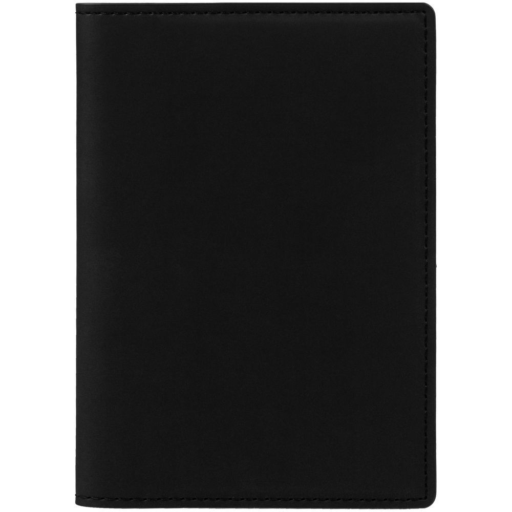 Обложка для паспорта Multimo, черная с синим