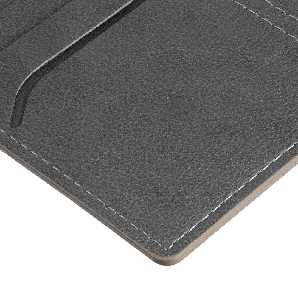 Обложка для паспорта Petrus, серый