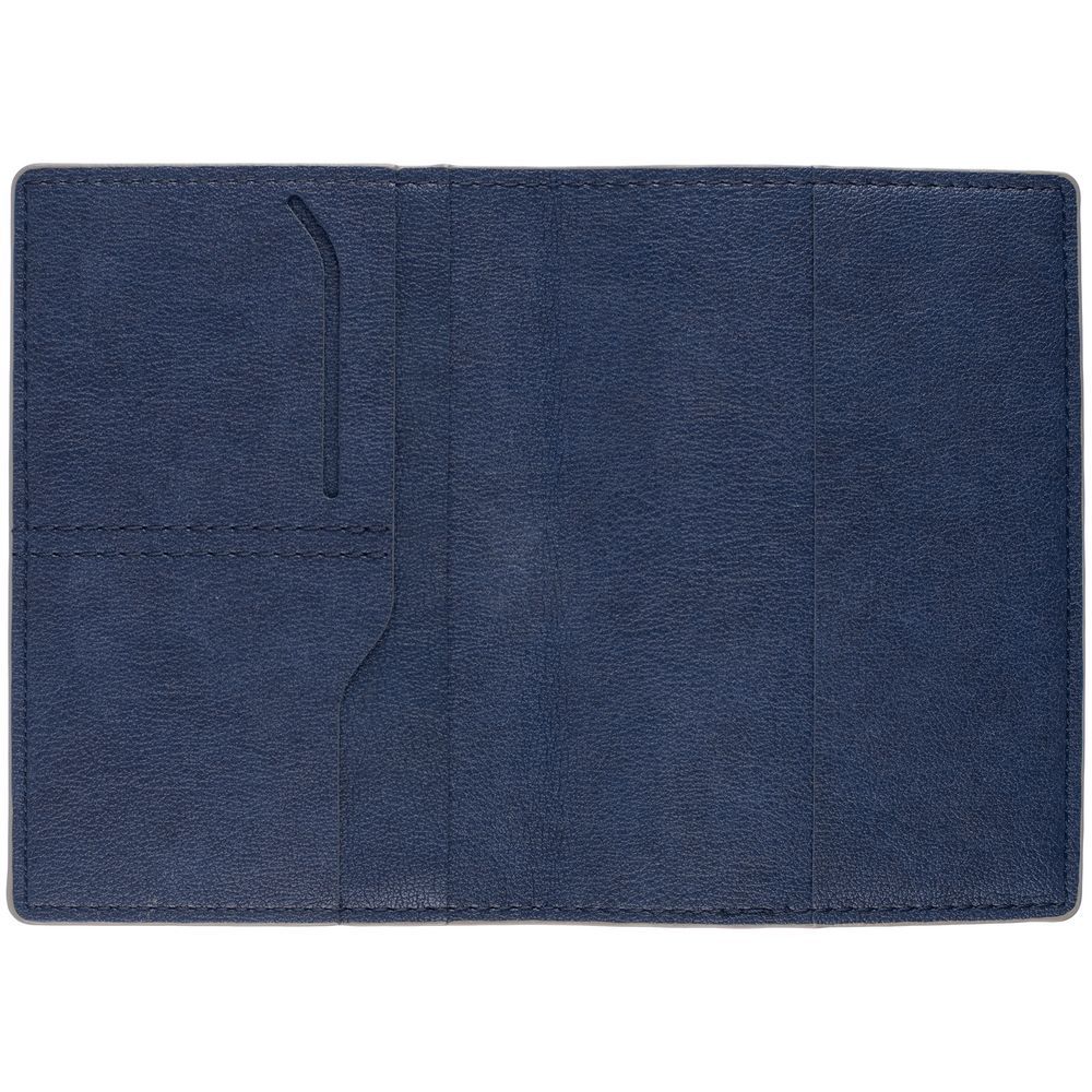 Обложка для паспорта Petrus, синий