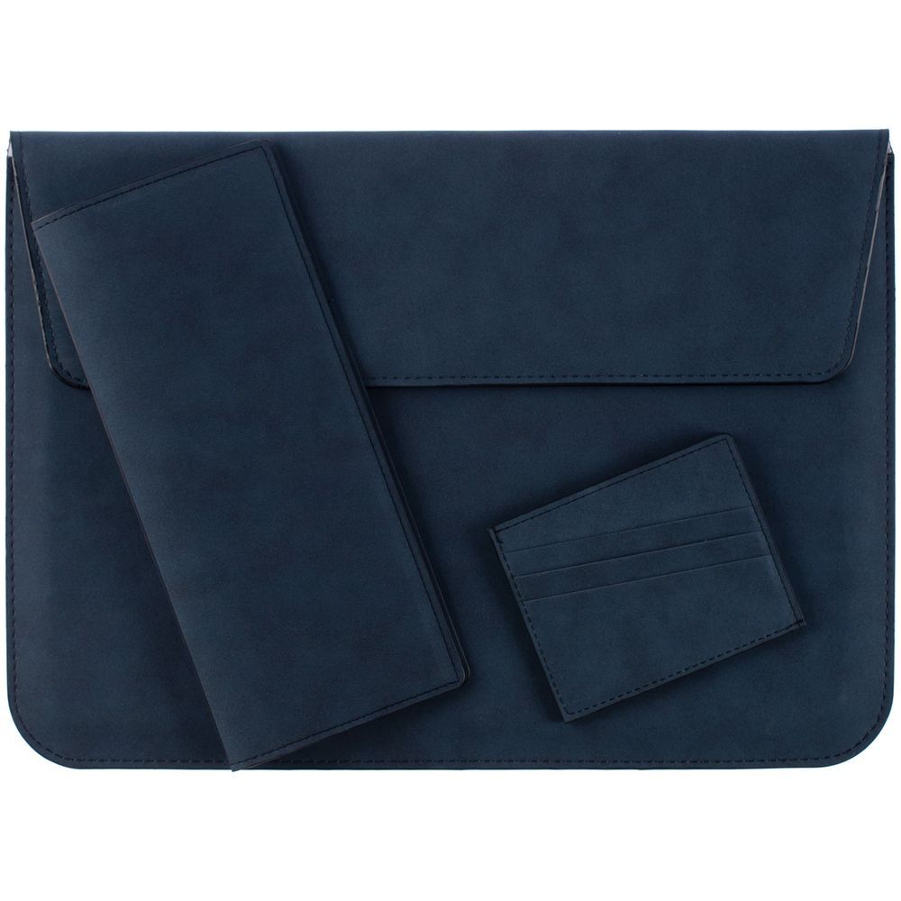 Чехол для ноутбука Nubuk синий