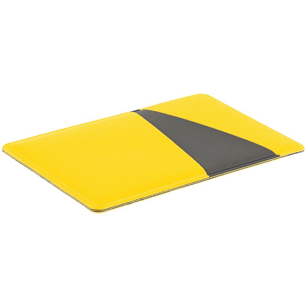 Картхолдер Dual серо-желтый