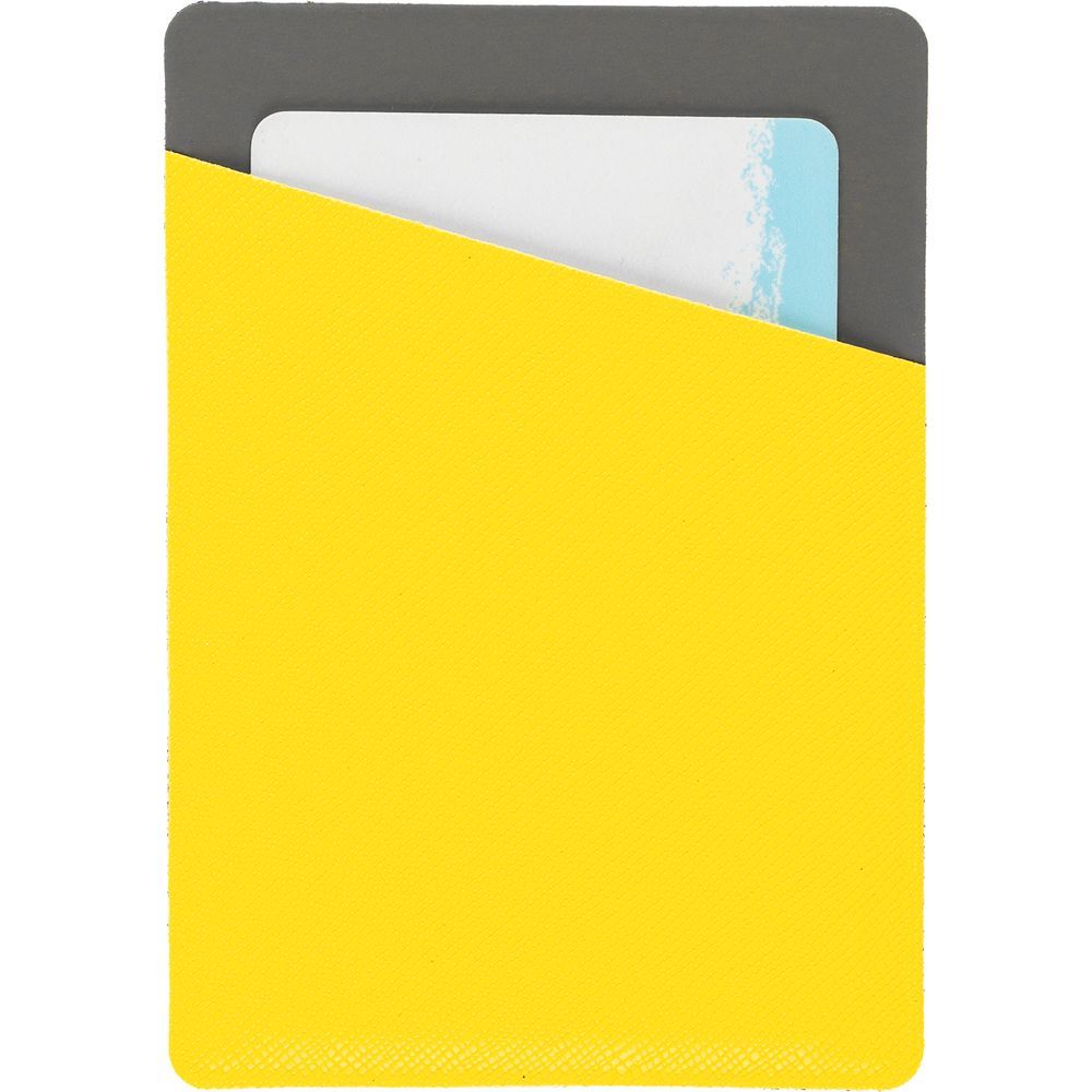 Картхолдер Dual серо-желтый