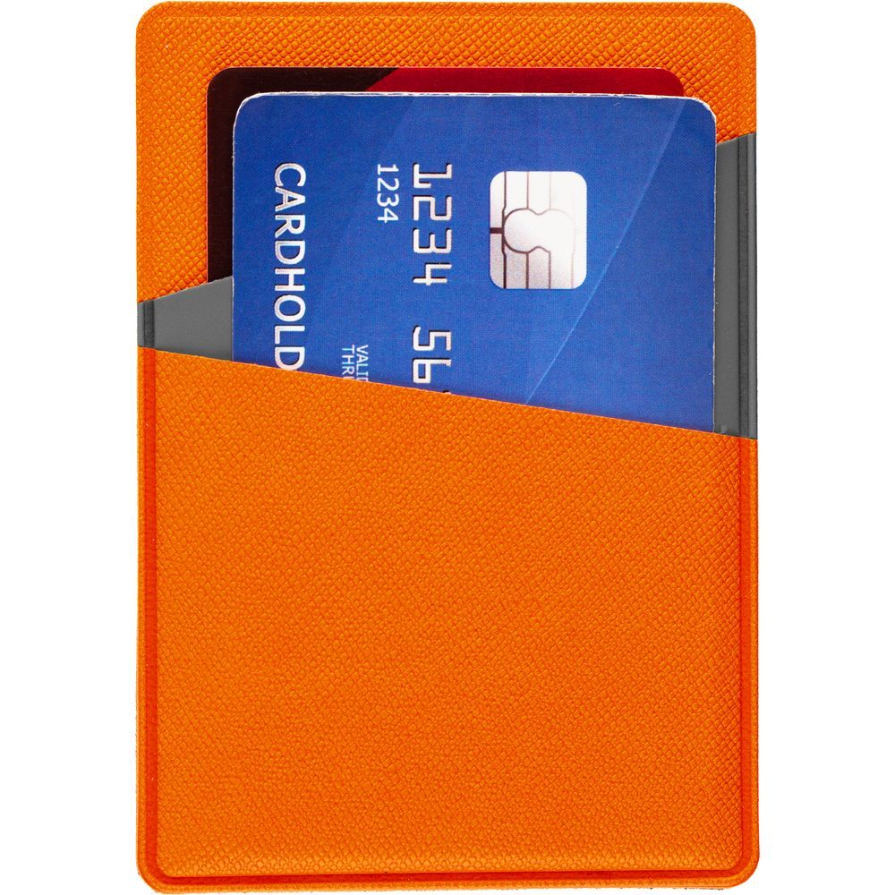 Картхолдер Dual серо-оранжевый
