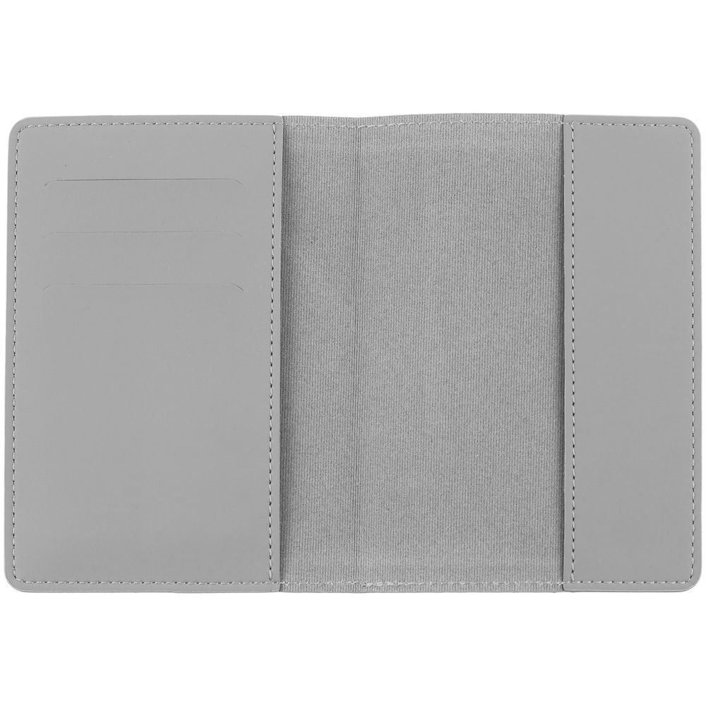 Обложка для паспорта Shall Simple серый