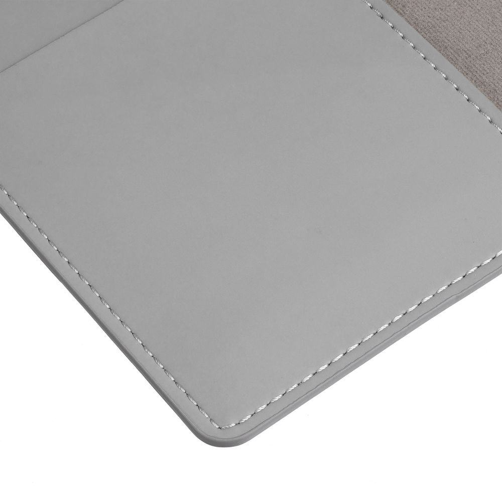 Обложка для паспорта Shall Simple серый