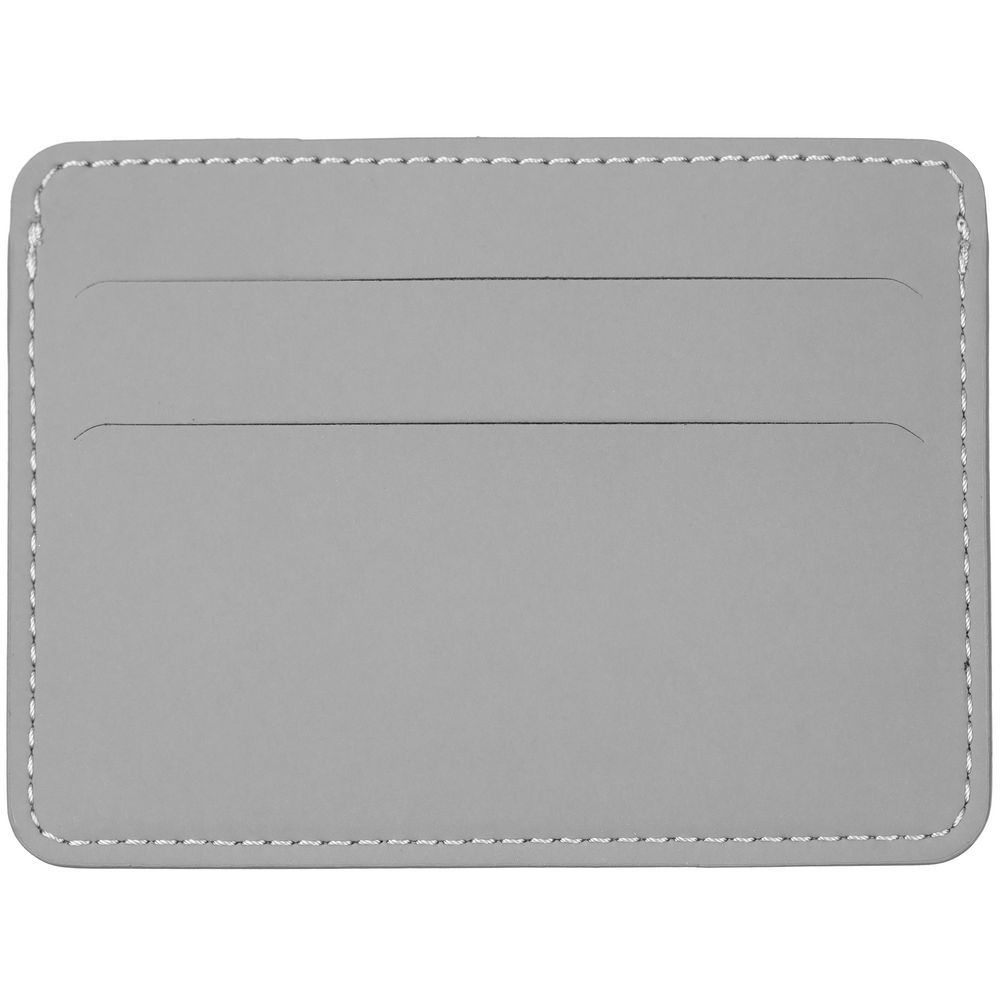 Чехол для карточек Shall Simple серый