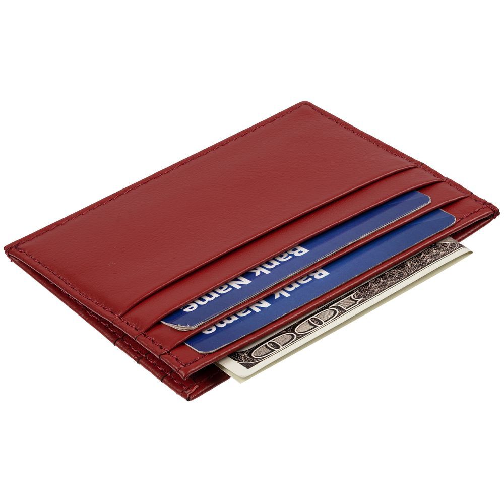 Чехол для карточек Top красный