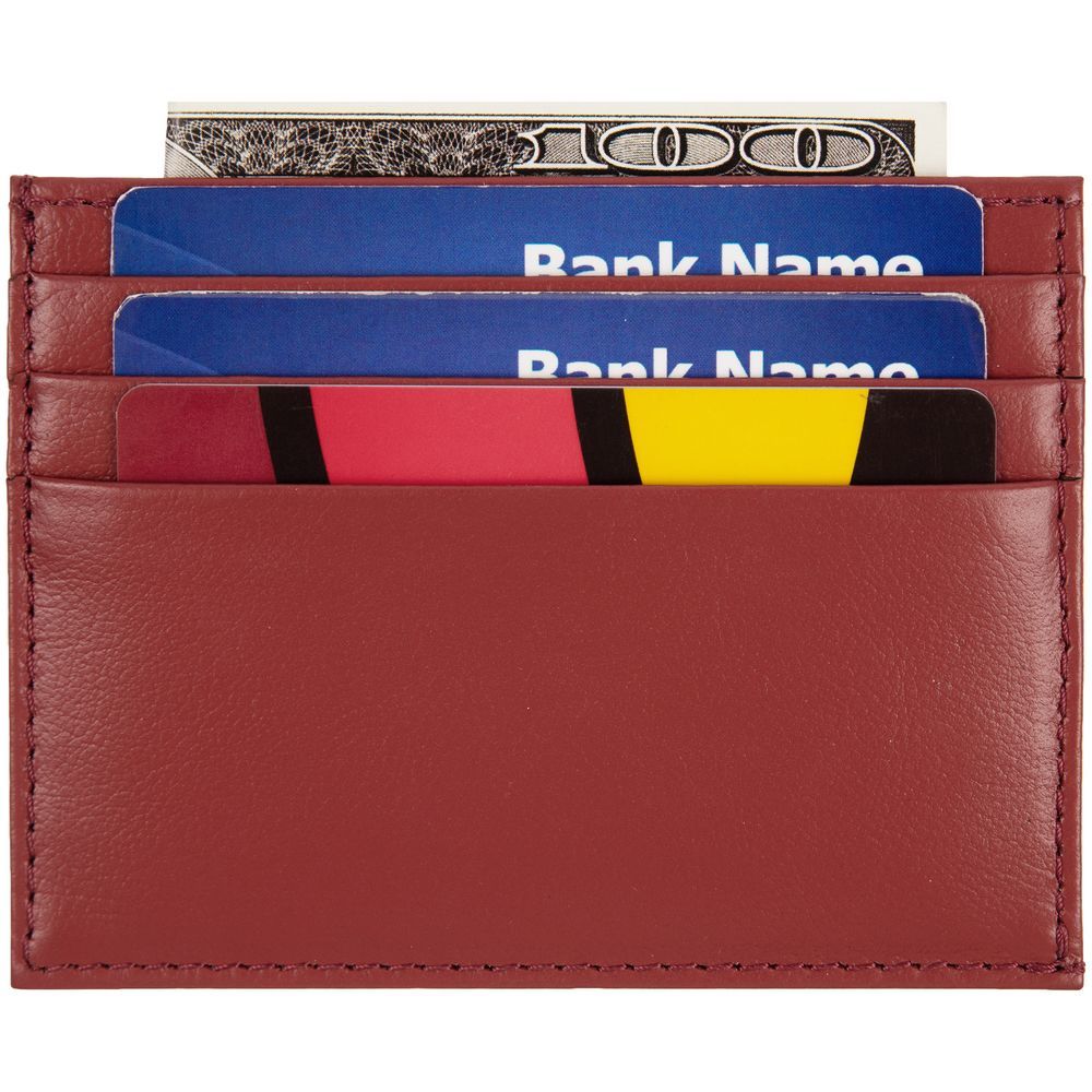 Чехол для карточек Top красный