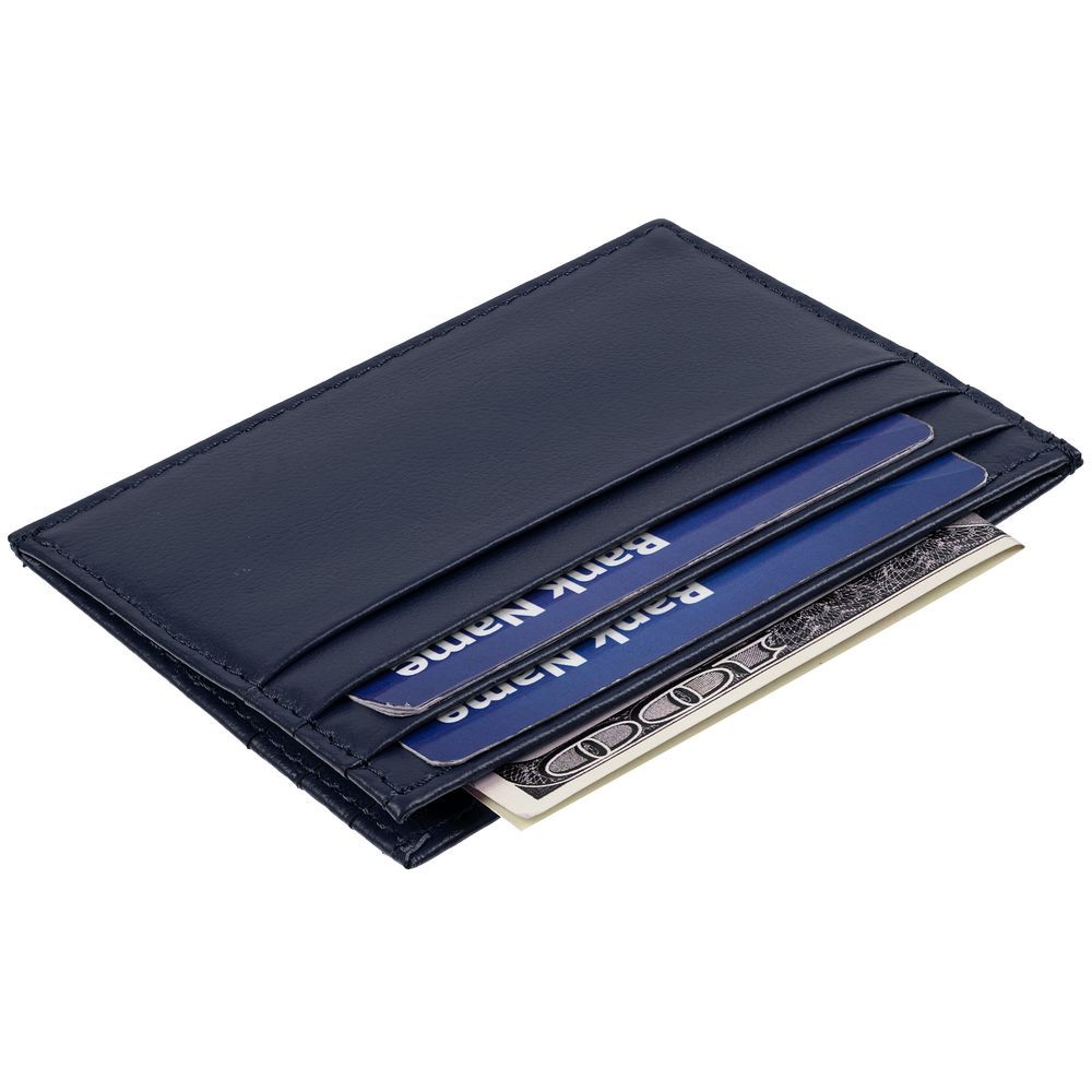 Чехол для карточек Top синий