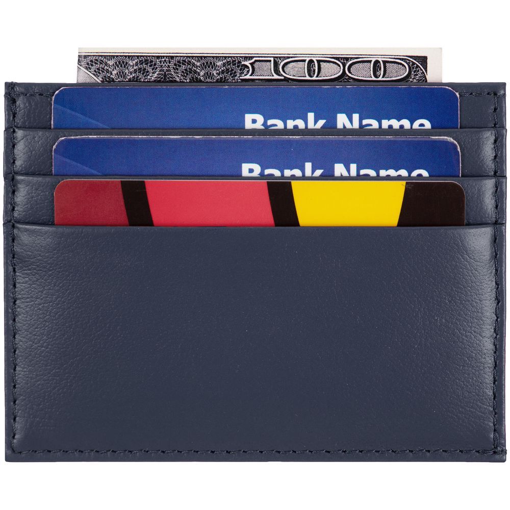 Чехол для карточек Top синий