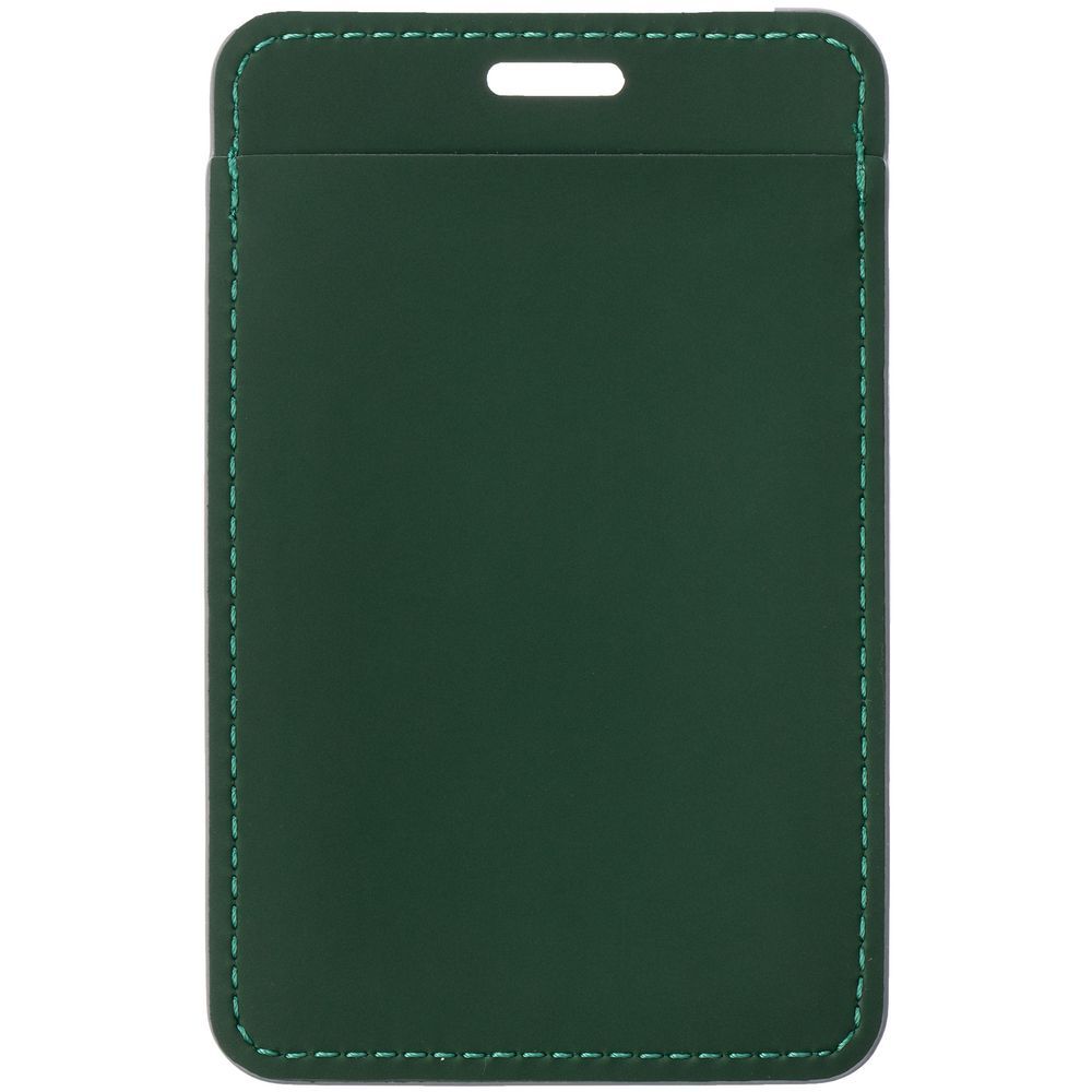 Чехол для пропуска Shall Simple зеленый