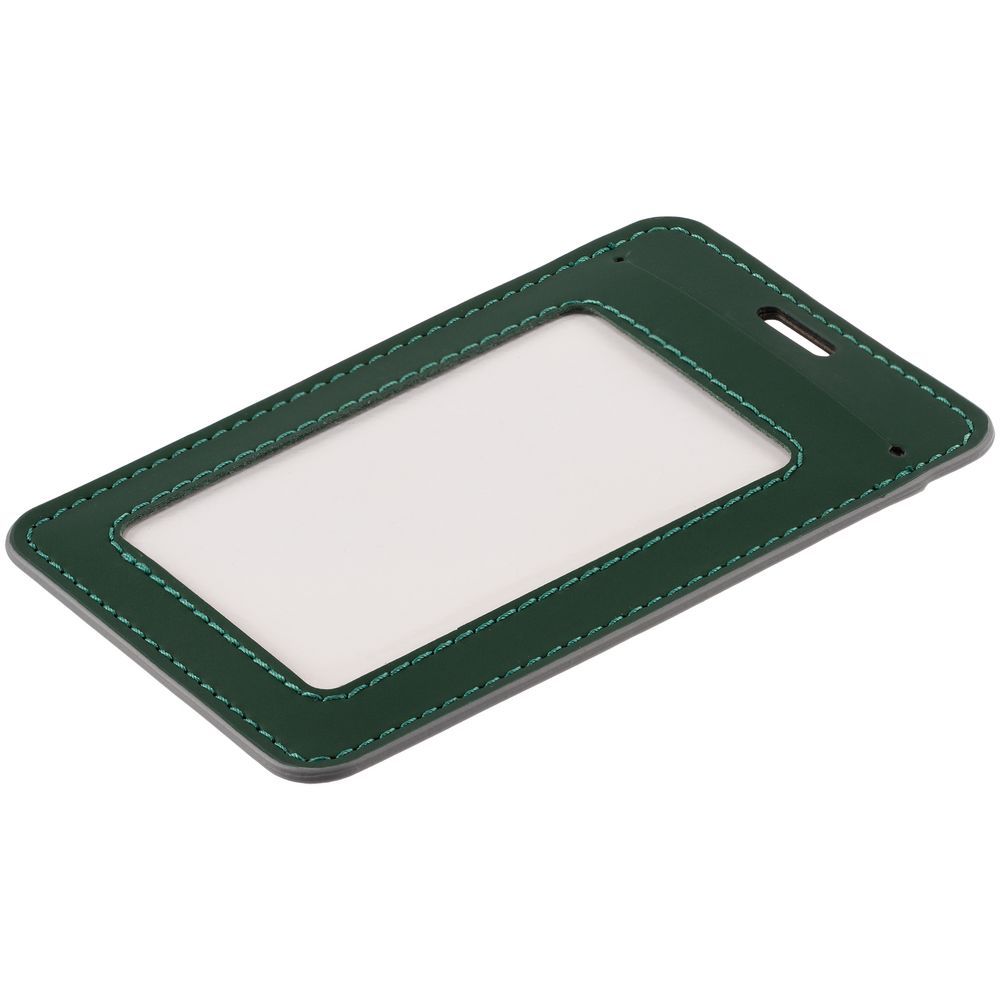 Чехол для пропуска Shall Simple зеленый