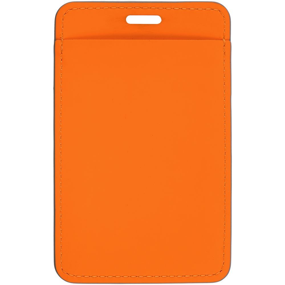 Чехол для пропуска Shall Simple оранжевый