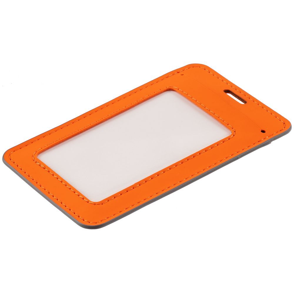 Чехол для пропуска Shall Simple оранжевый