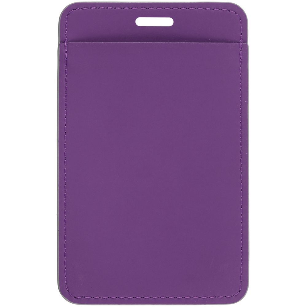 Чехол для пропуска Shall Simple фиолетовый