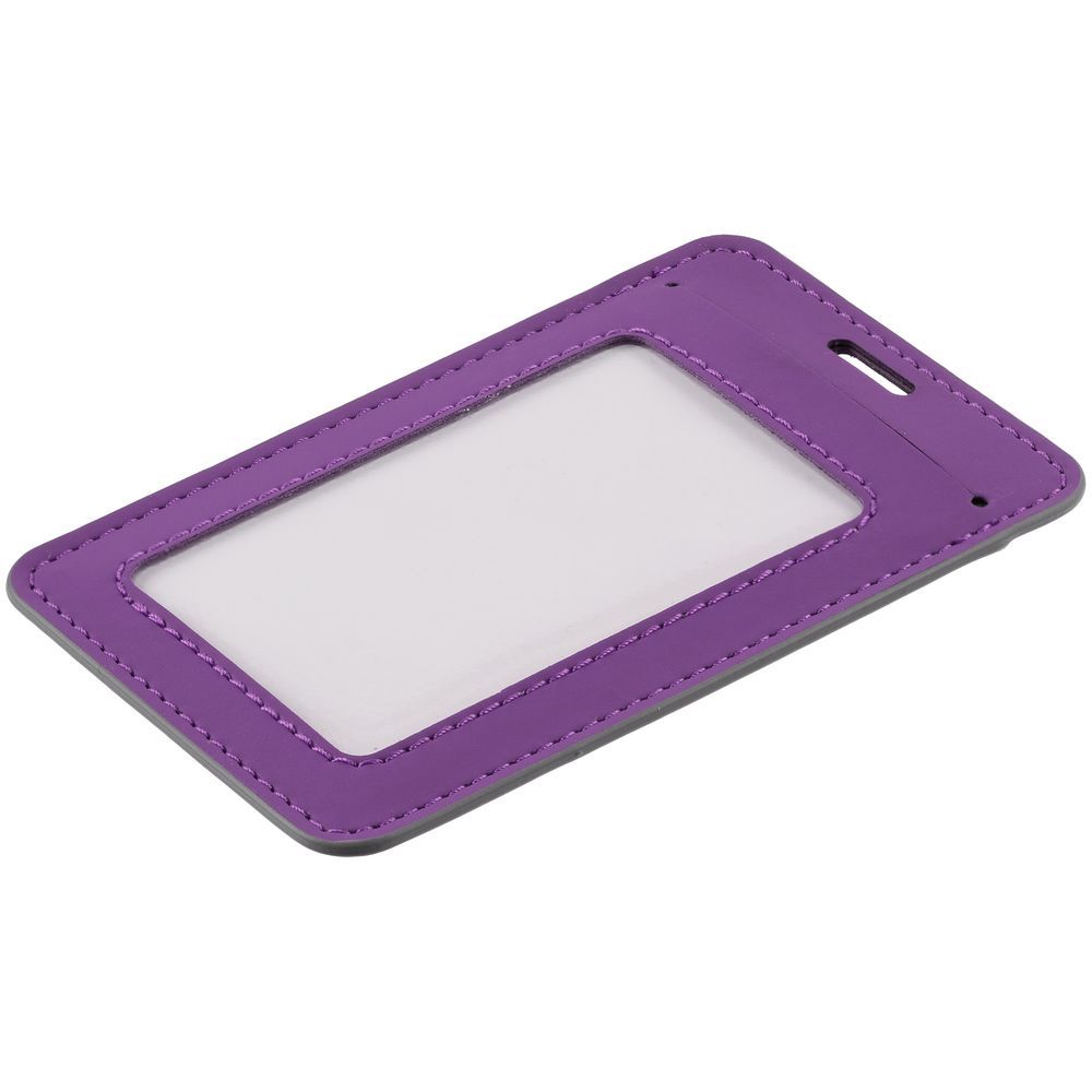 Чехол для пропуска Shall Simple фиолетовый