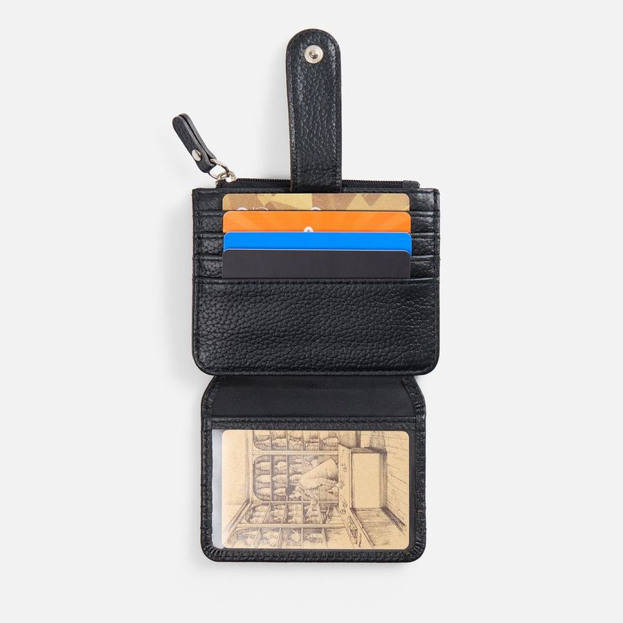 Картхолдер на молнии Unison черный