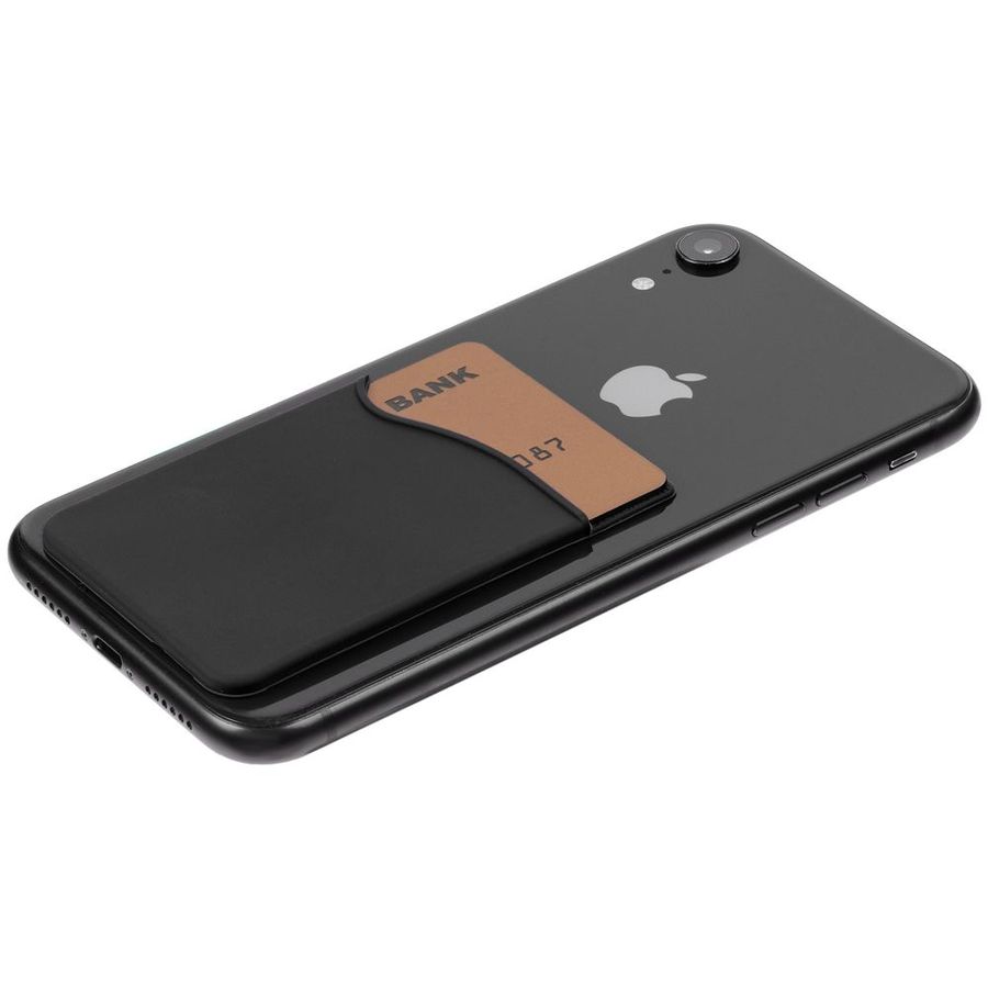 Чехол для карты на телефон Shelley черный