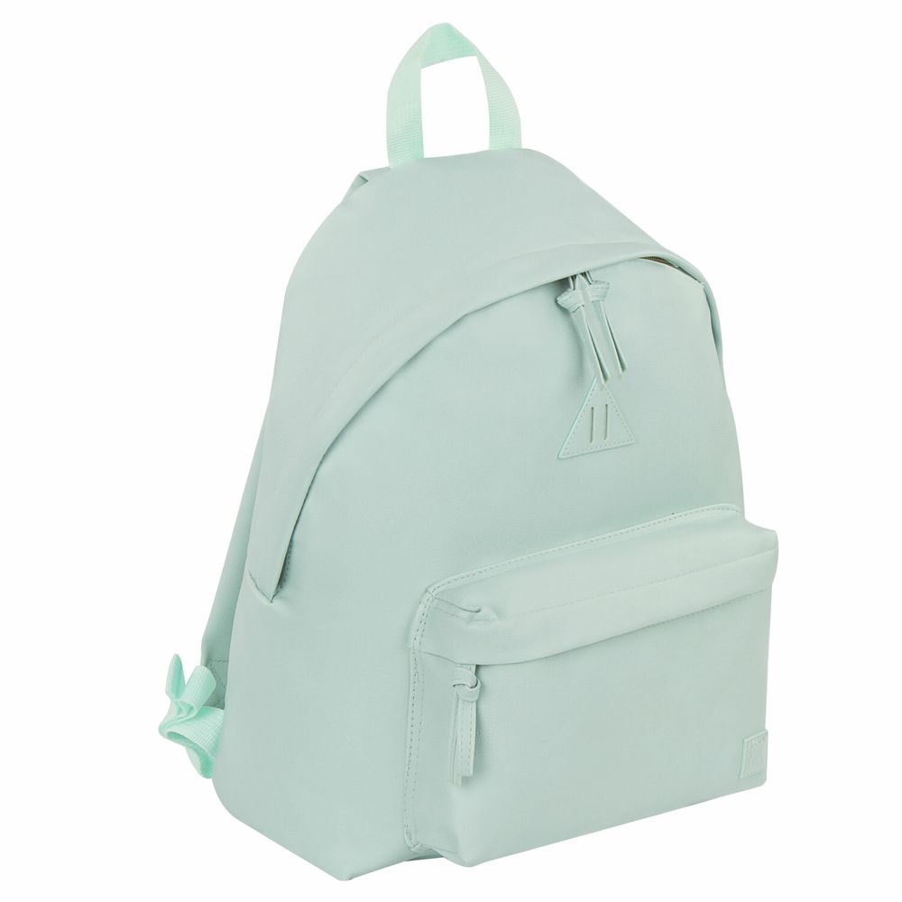 Рюкзак BRAUBERG CELEBRITY универсальный, экокожа, бирюзовый, 41х32х14 см