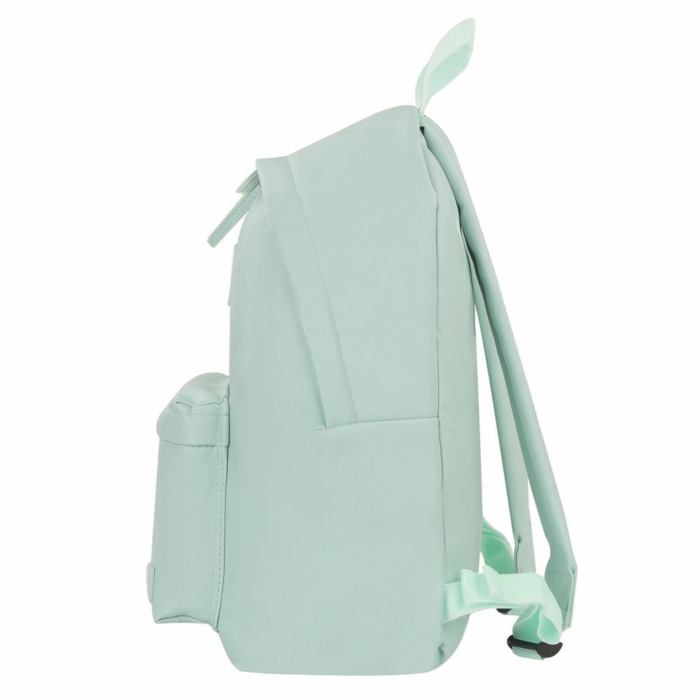 Рюкзак BRAUBERG CELEBRITY универсальный, экокожа, бирюзовый, 41х32х14 см