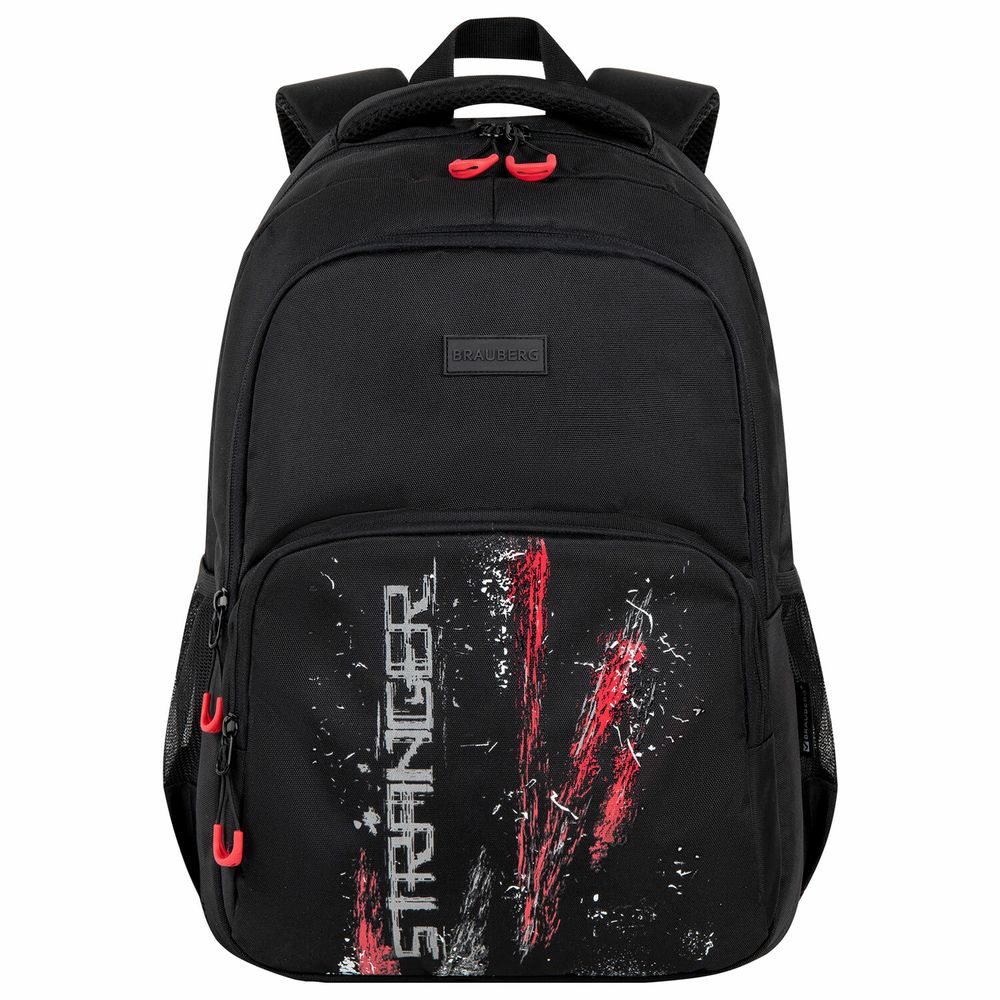 Рюкзак BRAUBERG CONCEPT универсальный, 2 отделения, светоотражающий принт, Stranger, 45х30х18 см