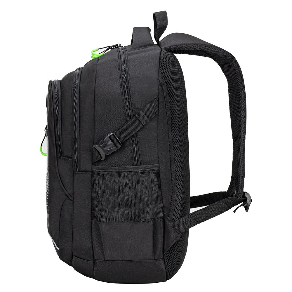 Рюкзак BRAUBERG CONTENT универсальный, 3 отделения, светоотражающий принт, "Dark city", 47х33х18 см