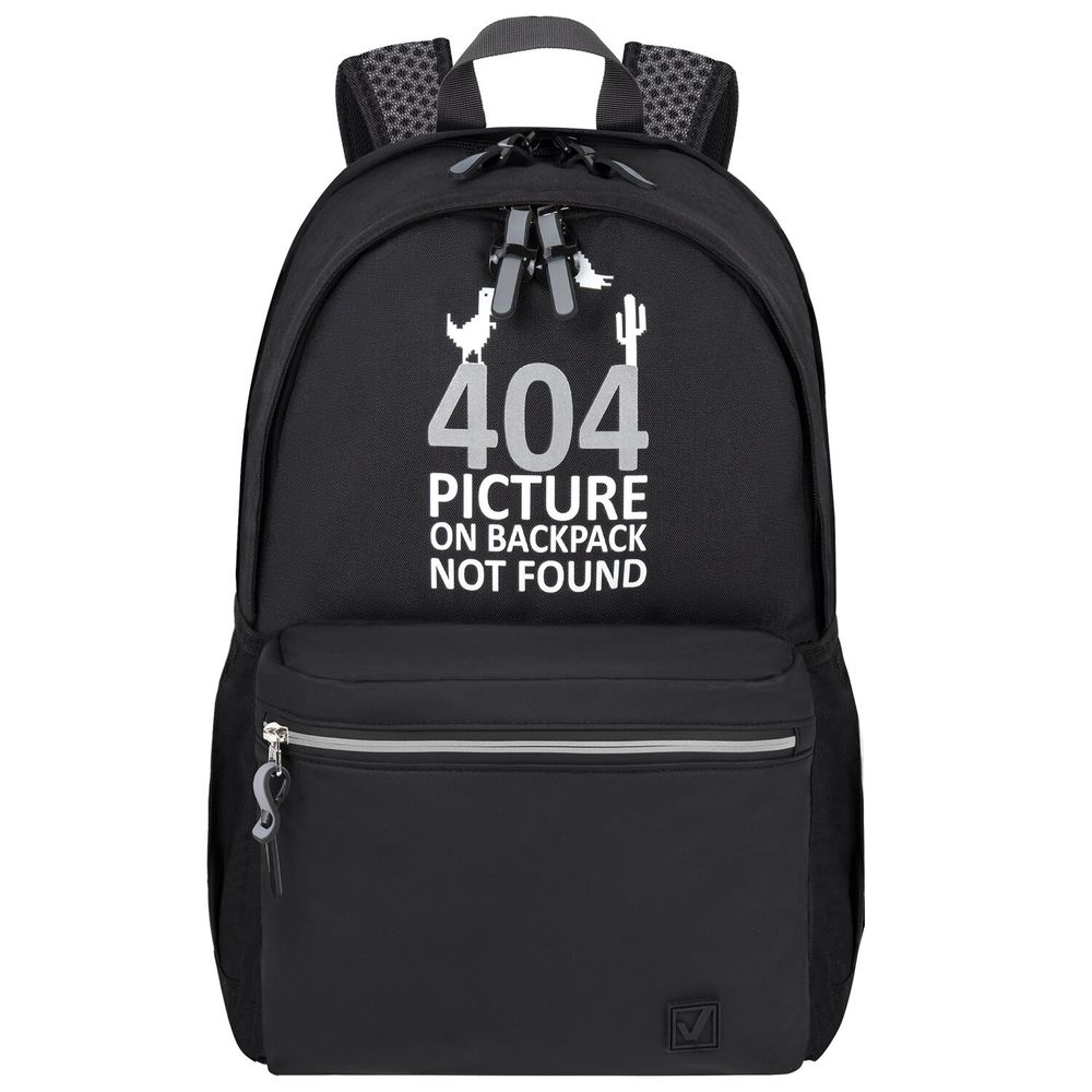 Рюкзак BRAUBERG FASHION CITY универсальный, 2 отделения, Not found, черный, 46х31х15 см