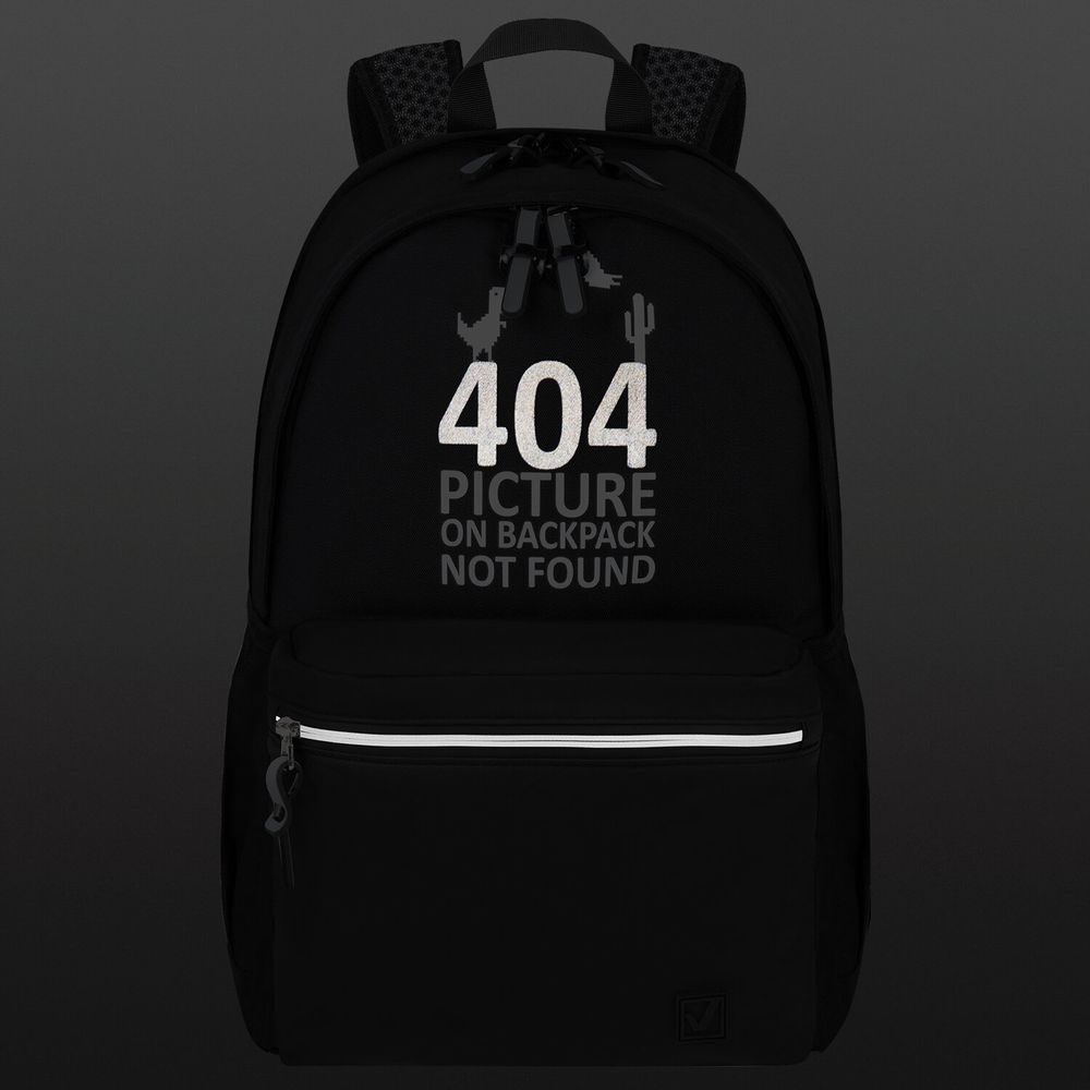 Рюкзак BRAUBERG FASHION CITY универсальный, 2 отделения, Not found, черный, 46х31х15 см