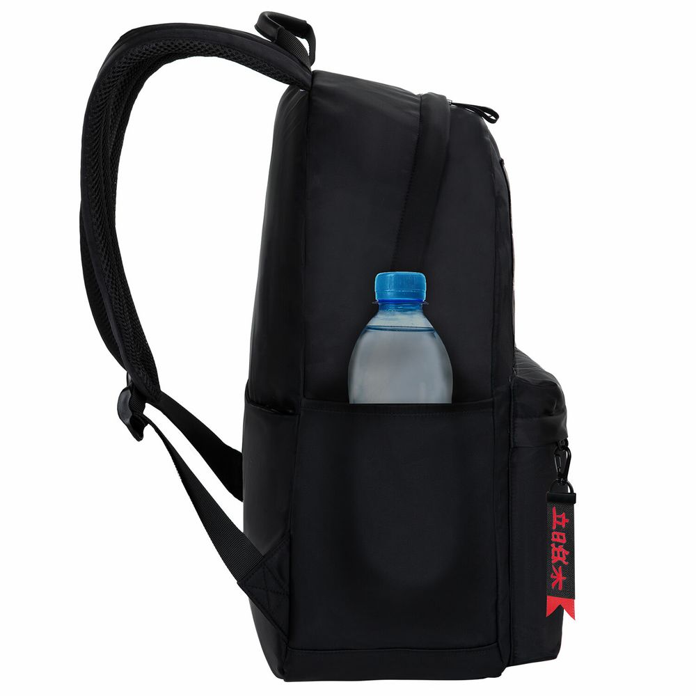 Рюкзак BRAUBERG FASHION CITY универсальный, карман-антивор, Anime Girl, черный, 44х31х16 см