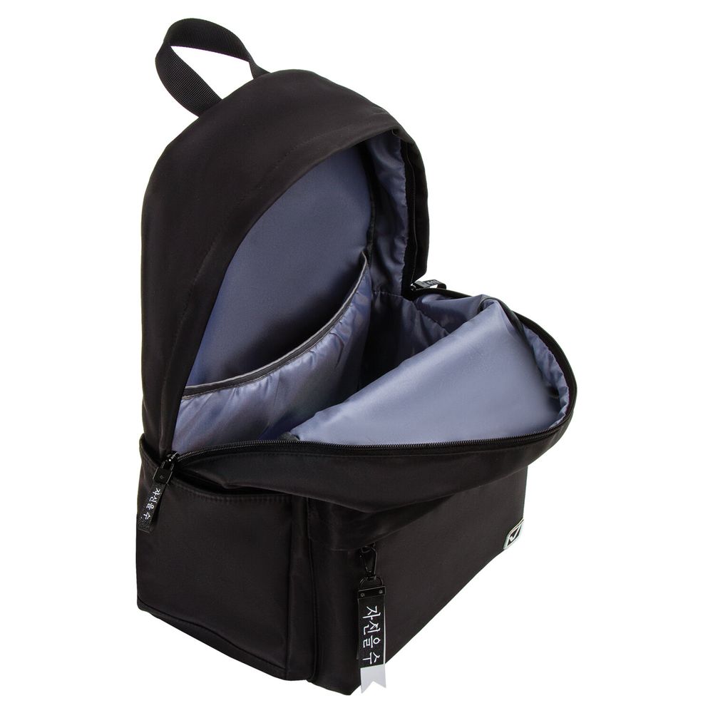 Рюкзак BRAUBERG FASHION CITY, универсальный, "Anime Cats", черный, 44х31х16 см