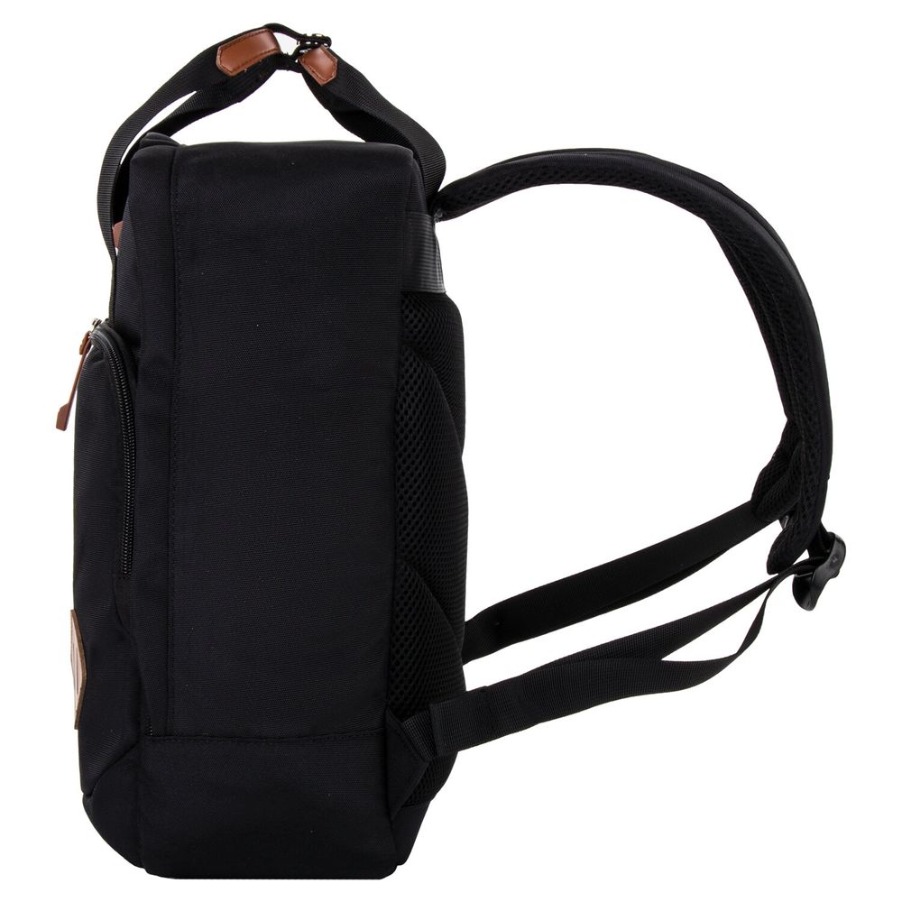 Рюкзак BRAUBERG FRIENDLY универсальный с длинными ручками, черный, 37х26х13 см