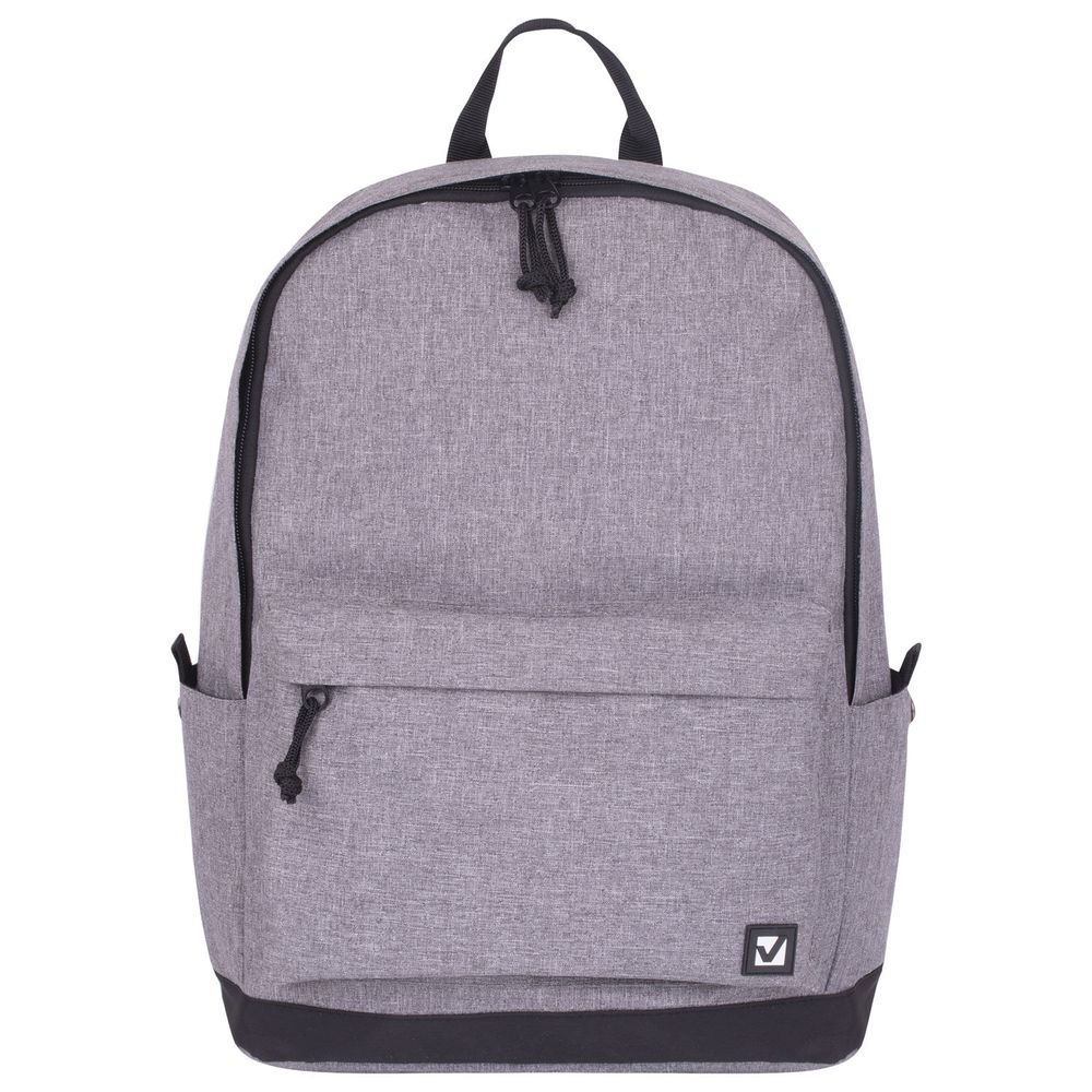 Рюкзак BRAUBERG URBAN универсальный, "Grey Melange", серый, 43х30х17 см