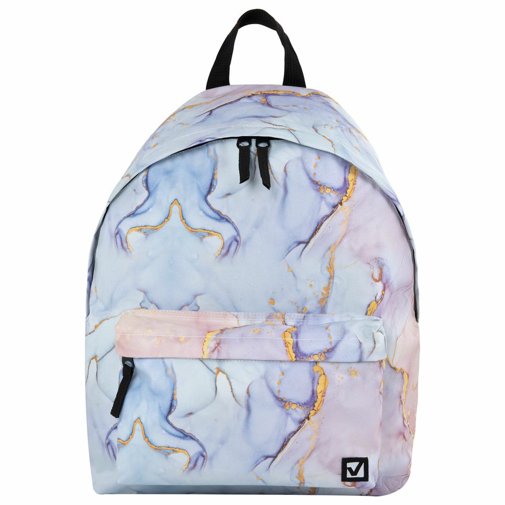 Рюкзак BRAUBERG СИТИ-ФОРМАТ универсальный, "Mineral", розово-голубой, 41х32х14 см